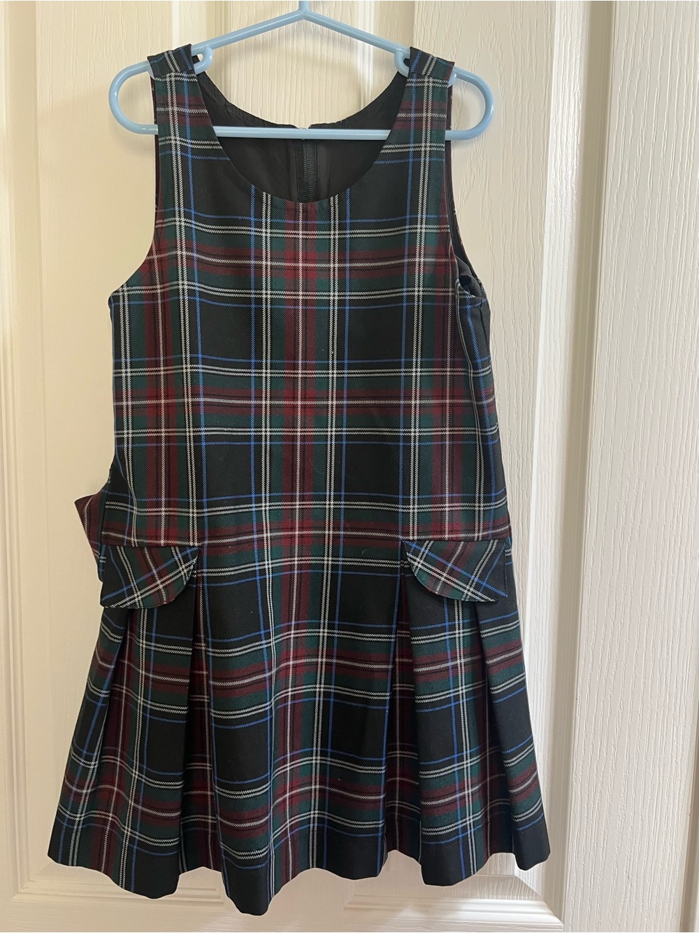 FFCa Uniform Girls Black Plaid School  Dress